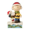Enesco Jim Shore Peanuts Charlie Brown And Snoopy Wrapped In Scarf Figurine, 6" 2 Enesco Jim Shore Peanuts Charlie Brown And Snoopy Wrapped In Scarf Figurine, 6" -Hallmark Charlie Brown and Snoopy Sharing Scarf Figurine 6017237 01
