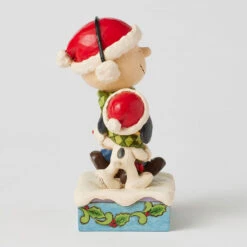 Enesco Jim Shore Peanuts Charlie Brown And Snoopy Wrapped In Scarf Figurine, 6" -Hallmark Charlie Brown and Snoopy Sharing Scarf Figurine 6017237 06