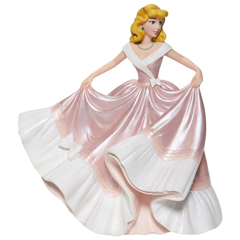 Enesco Disney Cinderella In Pink Dress Couture De Force Figurine, 7.75" 3 Enesco Disney Cinderella In Pink Dress Couture De Force Figurine, 7.75"