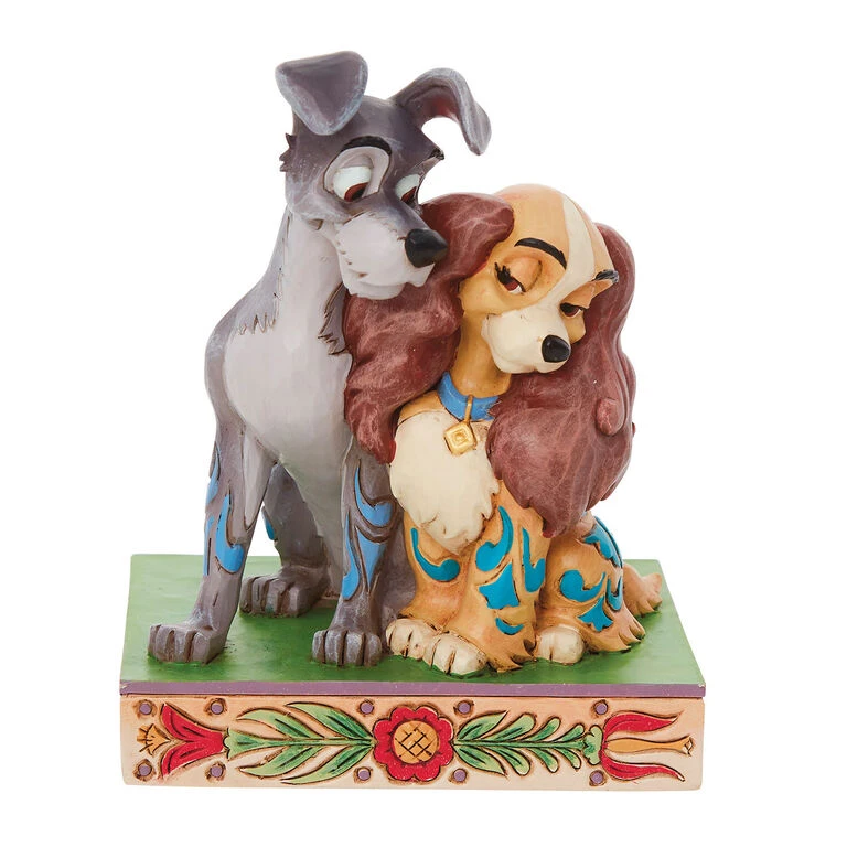 Enesco Jim Shore Disney Lady And The Tramp Love Scene, 4.5" 3 Enesco Jim Shore Disney Lady And The Tramp Love Scene, 4.5"