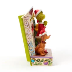 Enesco Jim Shore Grinch And Friends Light-Up Storybook Figurine, 6.2" 13 Enesco Jim Shore Grinch And Friends Light-Up Storybook Figurine, 6.2" -Hallmark Grinch Max Cindy Lou Lighted Storybook Figurine 6017056 06