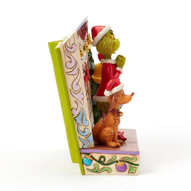 Enesco Jim Shore Grinch And Friends Light-Up Storybook Figurine, 6.2" 8 Enesco Jim Shore Grinch And Friends Light-Up Storybook Figurine, 6.2" - Image 6