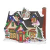 Enesco Original Snow Village Dr. Seuss The Grinch House With Lights, 7.2" 2 Enesco Original Snow Village Dr. Seuss The Grinch House With Lights, 7.2" -Hallmark Grinch Max Cindy Lou Who House Christmas Lights 6011416 01