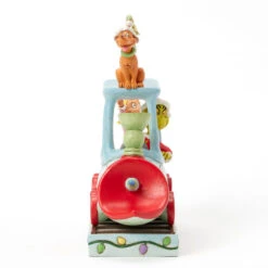 Enesco Jim Shore Grinch, Max And Cindy Lou On Train Figurine, 9.1" 13 Enesco Jim Shore Grinch, Max And Cindy Lou On Train Figurine, 9.1" -Hallmark Grinch Max Cindy Lou Who Train Figurine 6017070 06