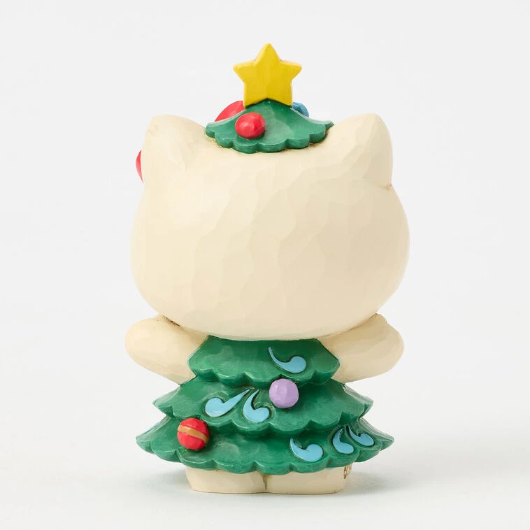 Enesco Jim Shore Sanrio Hello Kitty Christmas Tree Mini Figurine, 3.7" 4 Enesco Jim Shore Sanrio Hello Kitty Christmas Tree Mini Figurine, 3.7" - Image 2
