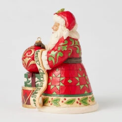 Enesco Jim Shore Heartwood Creek Santa Figurine With 2025 Dated Ornament, 7.5" 8 Enesco Jim Shore Heartwood Creek Santa Figurine With 2025 Dated Ornament, 7.5" -Hallmark Jim Shore 2025 Dated Hallmark Exclusive Santa Figurine 6017053 03