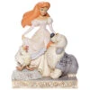 Enesco Jim Shore Disney Ariel, Scuttle And Max White Woodland Figurine, 7.75" 2 Enesco Jim Shore Disney Ariel, Scuttle And Max White Woodland Figurine, 7.75" -Hallmark Jim Shore Ariel Scuttle and Max White Woodland Figurine 6008066 01