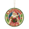 Enesco Jim Shore Heartwood Creek Annual 2025 Dated Santa Gifts Ornament, 3" 2 Enesco Jim Shore Heartwood Creek Annual 2025 Dated Santa Gifts Ornament, 3" -Hallmark Jim Shore Christmas 2025 Santa Ornament 6017308 01