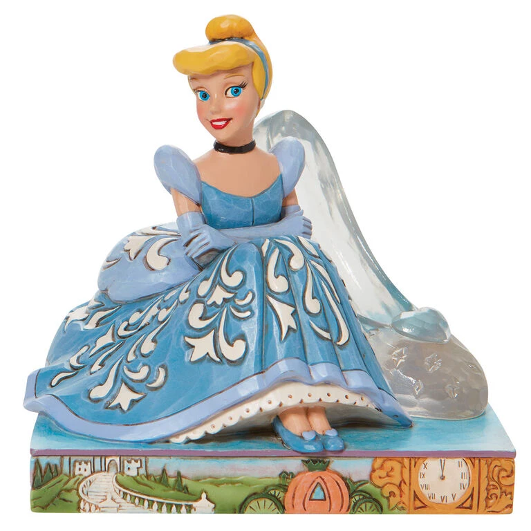 Enesco Jim Shore Disney Cinderella And Glass Slipper Figurine, 5.3" 3 Enesco Jim Shore Disney Cinderella And Glass Slipper Figurine, 5.3"