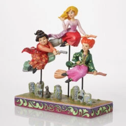 Enesco Jim Shore Disney Hocus Pocus Flying Sanderson Sisters Figurine, 9.4" 5 Enesco Jim Shore Disney Hocus Pocus Flying Sanderson Sisters Figurine, 9.4" -Hallmark Jim Shore Disney Hocus Pocus Sanderson Sisters Figure 6016591 02