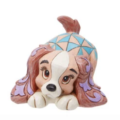 Enesco Jim Shore Disney Lady The Dog Mini Figurine, 2.5"