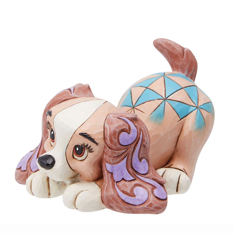 Enesco Jim Shore Disney Lady The Dog Mini Figurine, 2.5" 5 Enesco Jim Shore Disney Lady The Dog Mini Figurine, 2.5" - Image 3