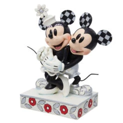 Enesco Jim Shore Disney 100 Years Of Wonder Mickey And Minnie Hugging Figurine, 7.25" 8 Enesco Jim Shore Disney 100 Years Of Wonder Mickey And Minnie Hugging Figurine, 7.25" -Hallmark Jim Shore Disney Mickey Mouse and Minnie Mouse Figurine 6013198 03