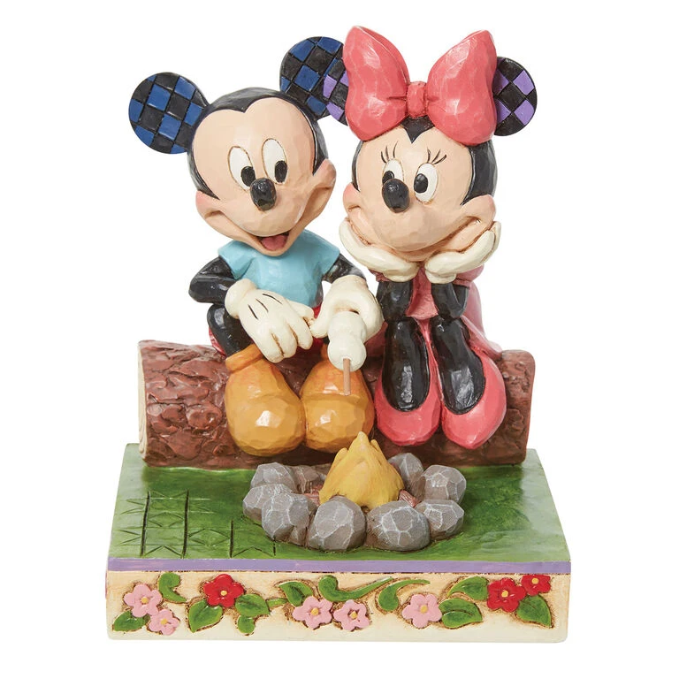 Enesco Jim Shore Disney Mickey And Minnie Campfire Figurine, 5.75" 3 Enesco Jim Shore Disney Mickey And Minnie Campfire Figurine, 5.75"