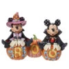 Enesco Jim Shore Disney Mickey Mouse And Minnie Mouse Halloween Figurine, 7.25" 2 Enesco Jim Shore Disney Mickey Mouse And Minnie Mouse Halloween Figurine, 7.25" -Hallmark Jim Shore Disney Mickey and Minnie Halloween Figurine 6013052 01