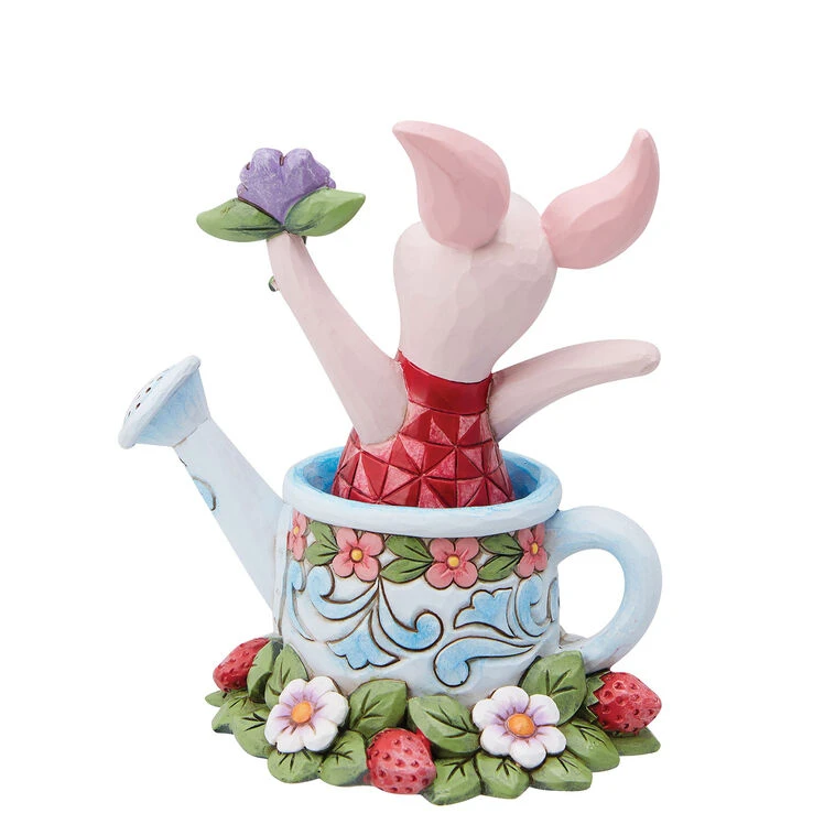 Enesco Jim Shore Disney Piglet In Watering Can Figurine, 4.5" 4 Enesco Jim Shore Disney Piglet In Watering Can Figurine, 4.5" - Image 2