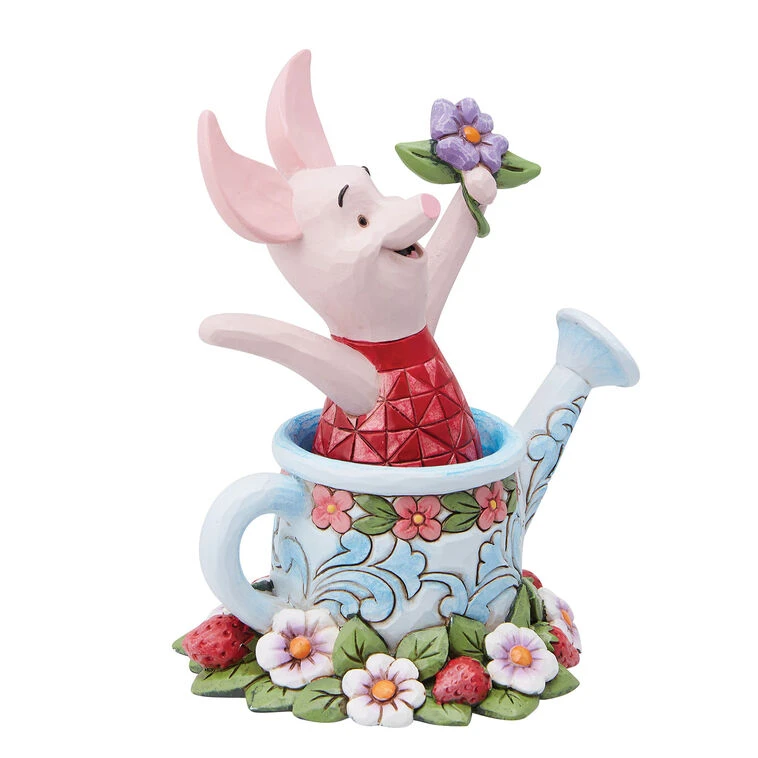 Enesco Jim Shore Disney Piglet In Watering Can Figurine, 4.5" 5 Enesco Jim Shore Disney Piglet In Watering Can Figurine, 4.5" - Image 3