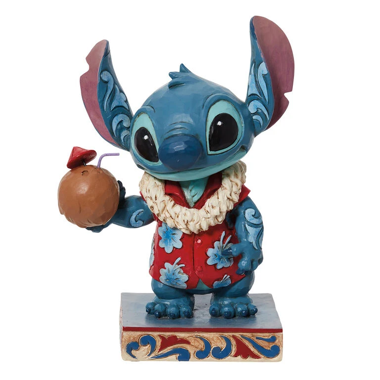 Enesco Jim Shore Disney Stitch In Hawaiian Shirt Figurine, 5" 3 Enesco Jim Shore Disney Stitch In Hawaiian Shirt Figurine, 5"