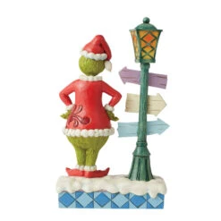 Hallmark 10 Hallmark -Hallmark Jim Shore Dr. Seuss Grinch By Lamppost Figurine 6012699 02