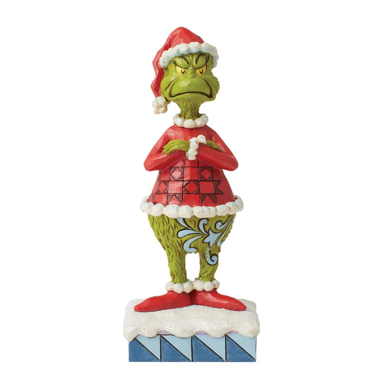 Enesco Jim Shore Dr. Seuss Mean Grinch Posing Figurine, 6.5" 3 Enesco Jim Shore Dr. Seuss Mean Grinch Posing Figurine, 6.5"