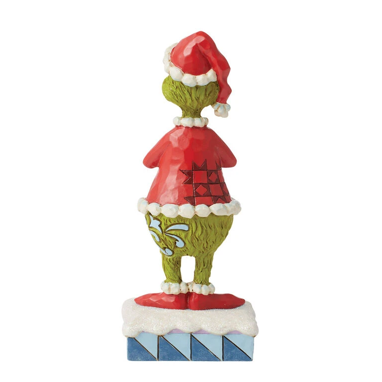 Enesco Jim Shore Dr. Seuss Mean Grinch Posing Figurine, 6.5" 4 Enesco Jim Shore Dr. Seuss Mean Grinch Posing Figurine, 6.5" - Image 2
