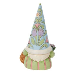Enesco Jim Shore Gnome With Easter Basket Figurine, 4.9" 5 Enesco Jim Shore Gnome With Easter Basket Figurine, 4.9" -Hallmark Jim Shore Easter Gnome With Basket Figurine 6012438 02
