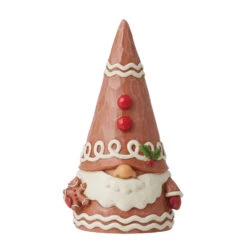 Hallmark 26 Enesco Jim Shore Gingerbread Gnome Figurine, 4.1"