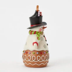 Enesco Jim Shore Heartwood Creek Gingerbread Snowman Figurine, 7" 9 Enesco Jim Shore Heartwood Creek Gingerbread Snowman Figurine, 7" -Hallmark Jim Shore Gingerbread Snowman Figurine 6017265 04