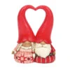 Enesco Jim Shore Gnome Couple With Heart Hats Figurine, 4" 2 Enesco Jim Shore Gnome Couple With Heart Hats Figurine, 4" -Hallmark Jim Shore Gnome Couple Heart Hats Figurine 6012436 01