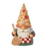Enesco Jim Shore Gnome In Pizza Hat Figurine, 6.5" 2 Enesco Jim Shore Gnome In Pizza Hat Figurine, 6.5" -Hallmark Jim Shore Gnome With Pizza Hat Figurine 6016376 01