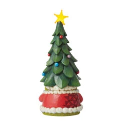 Hallmark -Hallmark Jim Shore Grinch Gnome In Tree Hat Figurine 6012703 02