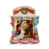 Enesco Jim Shore Grinch Peeking Out Of Fireplace Figurine, 5.5" 1 Enesco Jim Shore Grinch Peeking Out Of Fireplace Figurine, 5.5" -Hallmark Jim Shore Grinch Peeking Out of Fireplace Figurine 6012693 01