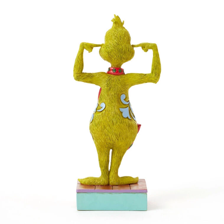 Enesco Jim Shore Grinch Plugging His Ears Figurine, 7" 4 Enesco Jim Shore Grinch Plugging His Ears Figurine, 7" - Image 2