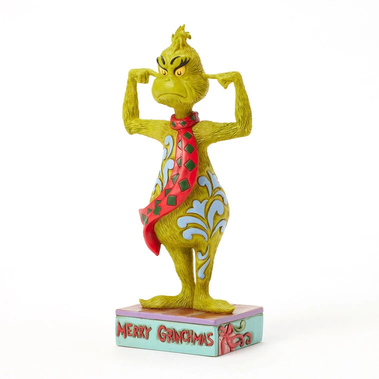 Enesco Jim Shore Grinch Plugging His Ears Figurine, 7" 6 Enesco Jim Shore Grinch Plugging His Ears Figurine, 7" - Image 4