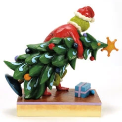 Enesco Jim Shore Grinch Stealing Christmas Tree, 7.4" 7 Enesco Jim Shore Grinch Stealing Christmas Tree, 7.4" -Hallmark Jim Shore Grinch Stealing Christmas Tree Figurine 6017064 02