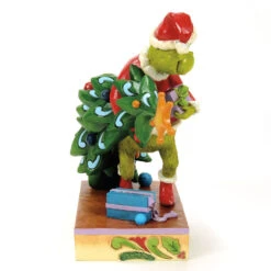Enesco Jim Shore Grinch Stealing Christmas Tree, 7.4" 8 Enesco Jim Shore Grinch Stealing Christmas Tree, 7.4" -Hallmark Jim Shore Grinch Stealing Christmas Tree Figurine 6017064 03
