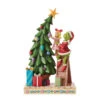 Enesco Jim Shore Dr. Seuss Grinch And Cindy Lou Who Decorating Tree Figurine, 10.4" 1 Enesco Jim Shore Dr. Seuss Grinch And Cindy Lou Who Decorating Tree Figurine, 10.4" -Hallmark Jim Shore Grinch and Cindy Lou Who Decorate Tree Figurine 6012694 01