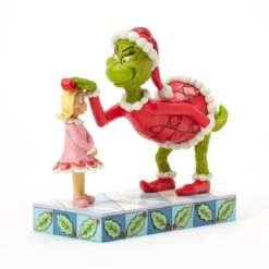 Enesco Jim Shore Grinch Patting Cindy Lou's Head Figurine, 5.4" -Hallmark Jim Shore Grinch and Cindy Lou Who Figurine 6017061 03