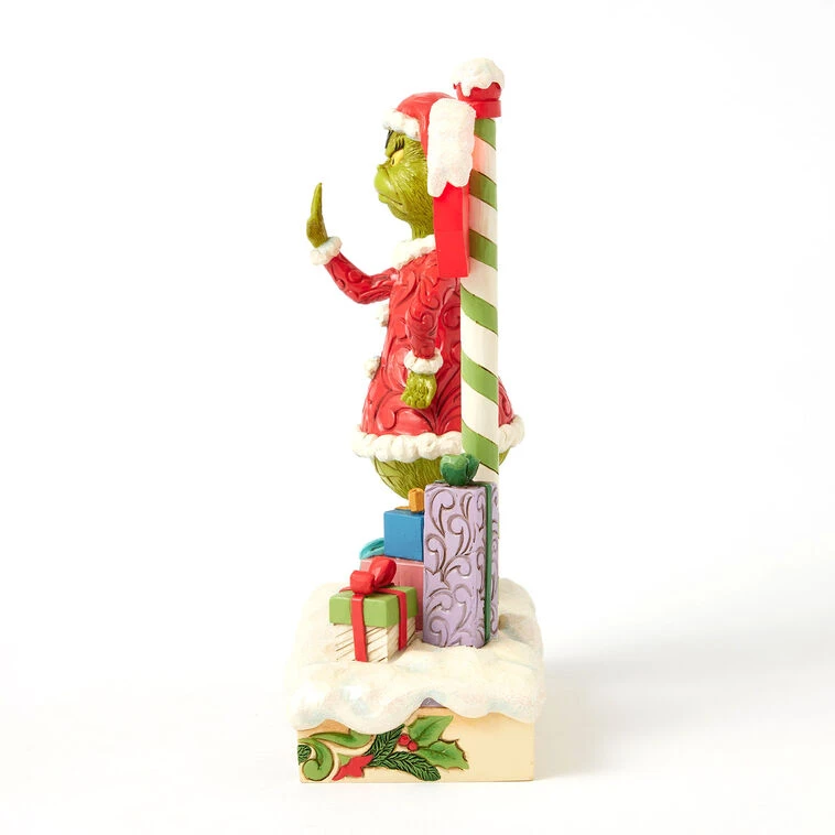 Enesco Jim Shore Grinch By Light-Up Stop Sign Figurine, 9.3" 8 Enesco Jim Shore Grinch By Light-Up Stop Sign Figurine, 9.3" - Image 6