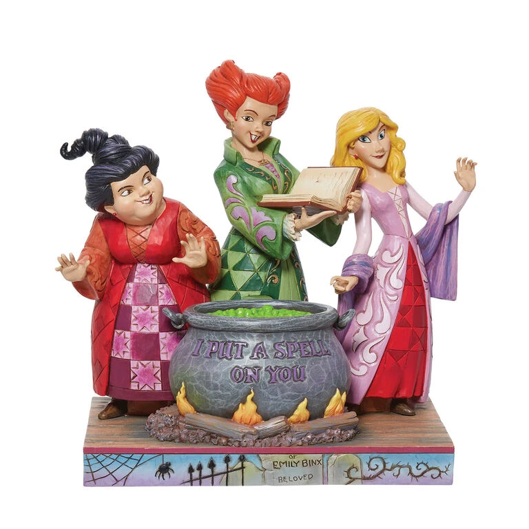 Enesco Jim Shore Disney Hocus Pocus Sanderson Sisters Figurine, 8.5" 3 Enesco Jim Shore Disney Hocus Pocus Sanderson Sisters Figurine, 8.5"