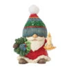 Enesco Jim Shore Heartwood Creek Holiday Gnome With Candle Figurine, 4.33" 1 Enesco Jim Shore Heartwood Creek Holiday Gnome With Candle Figurine, 4.33" -Hallmark Jim Shore Holiday Gnome With Candlestick Figurine 6017286 01