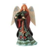 Enesco Jim Shore Holiday Manor Angel Figurine, 9.25" 1 Enesco Jim Shore Holiday Manor Angel Figurine, 9.25" -Hallmark Jim Shore Holiday Manor Angel Wreath Figurine 6012886 01