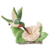 Enesco Jim Shore Hummingbird With Flower Figurine, 5" 1 Enesco Jim Shore Hummingbird With Flower Figurine, 5" -Hallmark Jim Shore Hummingbird and Flower Figurine 6016386 01