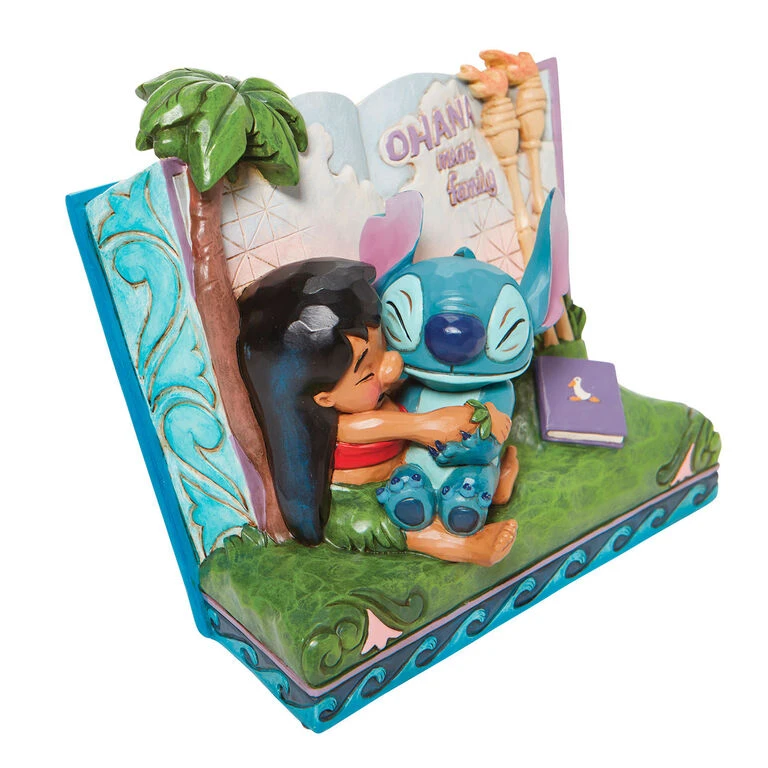Enesco Jim Shore Disney Lilo & Stitch Storybook Figurine, 5.75" 4 Enesco Jim Shore Disney Lilo & Stitch Storybook Figurine, 5.75" - Image 2