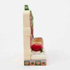 Enesco Jim Shore Heartwood Creek Merry Christmas Lodge Sign Figurine, 5.63" -Hallmark Jim Shore Merry Christmas Sign With Sleigh Figurine 6017033 04