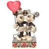 Enesco Jim Shore Disney Mickey And Minnie Heart Figurine, 7.25" 2 Enesco Jim Shore Disney Mickey And Minnie Heart Figurine, 7.25" -Hallmark Jim Shore Mickey and Minnie Heart Figurine 6010106 01