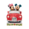Enesco Jim Shore Disney Mickey And Minnie In Red Car Figurine, 5.2" 1 Enesco Jim Shore Disney Mickey And Minnie In Red Car Figurine, 5.2" -Hallmark Jim Shore Mickey and Minnie in Red Car Figurine 6010110 01