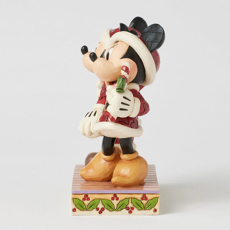 Enesco Jim Shore Disney Mickey And Minnie With Candy Canes Figurine, 6.14" 7 Enesco Jim Shore Disney Mickey And Minnie With Candy Canes Figurine, 6.14" - Image 5