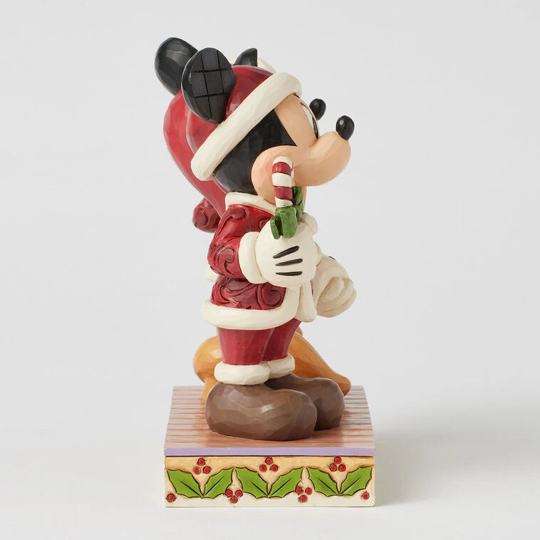Enesco Jim Shore Disney Mickey And Minnie With Candy Canes Figurine, 6.14" 8 Enesco Jim Shore Disney Mickey And Minnie With Candy Canes Figurine, 6.14" - Image 6
