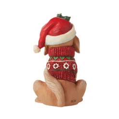 Enesco Jim Shore Mini Christmas Dog Figurine, 3.5" 5 Enesco Jim Shore Mini Christmas Dog Figurine, 3.5" -Hallmark Jim Shore Mini Christmas Dog Figurine 6012962 02